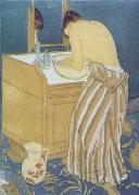 Mary Cassatt Woman Bathing oil painting artist